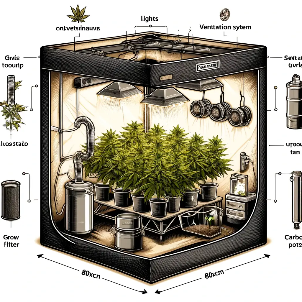 Einsteiger-Komplettsystem für den Indoor-Cannabisanbau